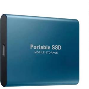 Generico SSD Portatile da 1TB ad Alta Velocità per Laptop/PC/Ipad, Archiviazione Mobile (blu, 1, TB)