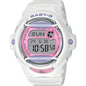 Casio G-shock baby-g playful beach (45,9 mm) display digitale/cinturino in resina bianca BG-169PB-7ER