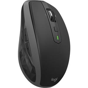 Logitech MX Anywhere 2S Bluetooth Edition, Mouse Wireless Multisuperficie, Scorrimento rapido, ricaricabile, portatile e associabile a un massimo di 3 Mac/PC - Grafite