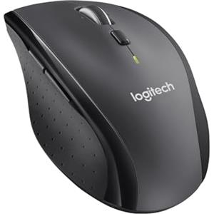 Logitech M705 Marathon Mouse Wireless, Ricevitore USB Unifying 2,4 GHz, 1000 DPI, 5 Pulsanti Programmabili, Durata Batteria di 3 Anni, Compatibile con PC, Mac, Laptop, Chromebook - Nero