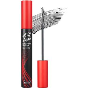 Clio Mascara Kill Lash Superproof - Lunga slancio per ciglia più lunghe - Lunga durata, impermeabile, resistente alle sbavature