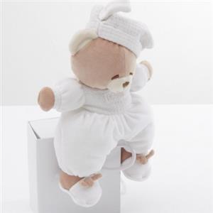 Nanan Carillon Tato Bianco - Peluche in Ciniglia con Melodia per Lettino e Passeggio