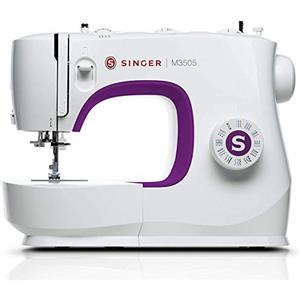 Singer M3505 Macchina da Cucire Professionale, Cucitrice Automatica, 34 Funzioni di Cucitura, Cucito Creativo, Cuce tutti i Tessuti, Elettrica, Portatile, da Casa, Cuciture Facile per Principianti