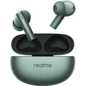 realme Cuffie wireless Buds Air 6, Hi-Res Professional, 12.4mm Deep Bass Driver, 50dB Smart Active Noise Cancellation, Up to 40 hours of playback， Forest Green