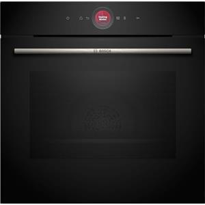 Bosch HBG7721B2 Serie 8, Forno da incasso, Pirolisi: pulizia del forno senza sforzo, Home Connect: controllo da remoto, Assistente alla cottura, Display touch, 60 x 60 cm, Nero