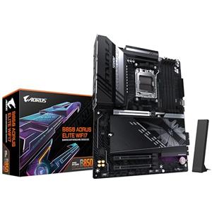 GIGABYTE B850 AORUS ELITE WIFI7 Scheda Madre - CPU AMD Ryzen Serie 9000, VRM digitale 14+2+2 fasi, fino a 8200MHz DDR5 (OC), 1xPCIe 5.0 + 2xPCIe 4.0 M.2, LAN 2,5, WIFI 7, USB 3.2 Gen 2x2