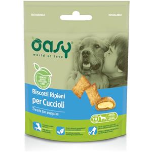 Oasy snack dog biscotti ripieni per cuccioli 70 g