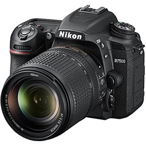 Nikon D7500 Fotocamera Reflex Digitale con Obiettivo AF-S DX NIKKOR 18-140mm f/3.5-5.6G ED VR, 20.9 Megapixel, Nero