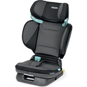 Peg Perego Viaggio Flex Seggiolino Auto ISOFIX i-Size R129, Reclinabile e Pieghevole per Bambini da 100 a 150 cm, Schienale Rinforzato, Crystal Black