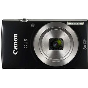 Canon IXUS 185 Fotocamera Digitale Compatta, 20 MP, 1/2.3, CCD, 5152 x 3864 Pixel, Nero [Versione EU]
