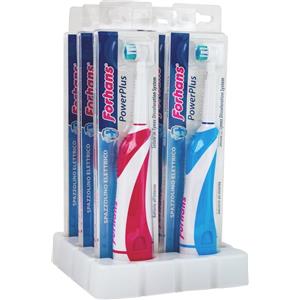 Forhans Spazzolino Elettrico Power - Rimuove la Placca con 6300 Rotazioni al Minuto e Setole con Sistema di Discolorazione