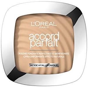 L'Oreal Paris L'Oréal Paris Cipria in Polvere Uniformante Fissante Accord Parfait, Finish Matte e Risultato Naturale, 2N Vanille