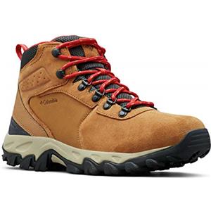 Columbia Newton Ridge Plus 2 Suede WP, Scarponi da trekking alta Uomo, Elk/Mountain Red 2023 , 49 EU