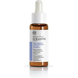 Collistar Attivi Puri Siero Collagene + Glicogeno, Gocce Viso, Azione Antirughe e Rassodante, per Tutti i Tipi di Pelle, Senza Siliconi, Alcol e Coloranti, 30 ml