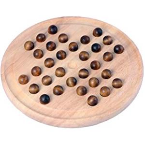 Engelhart - 200119 - Gioco di Solitario in Legno con 33 Fori (23 cm)