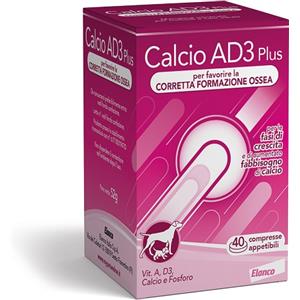 ELANCO ITALIA SpA Calcio ad3 solubile sviluppo 40 compresse altamente appetibili - CALCIO AD3 - 906985282