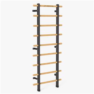 JK FITNESS Spalliera Modulabile in Acciaio e Legno - 9 Pioli, Portata 150 kg, Dimensioni 80x198,4 cm