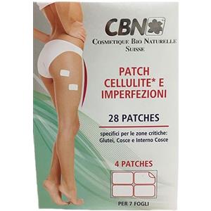 CBN Patch Cellulite e Imperfezioni - 28 PZ con Caffeina e Guaranà per una Pelle Morbida