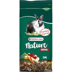 Versele-Laga Cuni Nature Original 750g - Mangime Completo per Conigli con Erbe, Ortaggi e Frutta