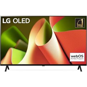 LG OLED 55'', Serie B4 2024, OLED55B46LA, Smart TV 4K, Processore α8, Dolby Vision, Dolby Atmos, 4 HDMI 2.1, Gsync, VRR, ThinQ AI, Wi-Fi, webOS 24, Telecomando puntatore, Essence Graphite