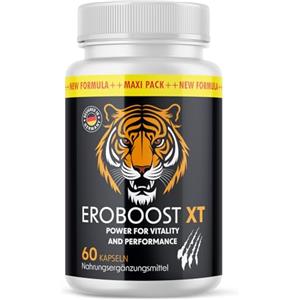 MayProducts Eroboost XT Capsule - a base di materie prime pregiate - con L-arginina, L-citrullina e maca - 60 capsule - 1x