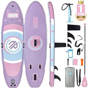 Niphean Tavola SUP Gonfiabile Adulti, 305cm Stand Up Paddle Gonfiabile con Alare Stabile e Accessori SUP Durevoli-Tavola da SUP Gonfiabile, Ideale per Principianti in Stand Up Paddle e Yoga sull'Acqua