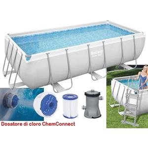 Bestway Piscina Rettangolare con Scala Bestway 56456