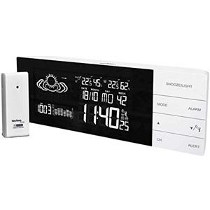techno line WS 6870 Stazione Meteo, Bianco/Nero