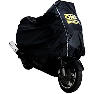 OMP SPEED Telo Moto Impermeabile, Telo Coprimoto Traspirante Oxford 300D, Taglia M, Nero