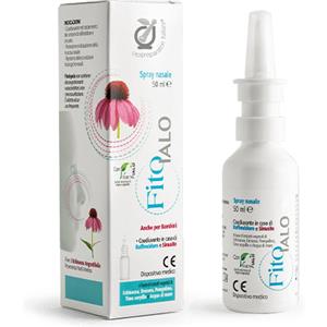 BioDue Fitoialo Spray Nasale 50 ml - Echinacea, Drosera, Pompelmo, Timo Serpillo, Acido Ialuronico - Coadiuvante per Raffreddore e Sinusite