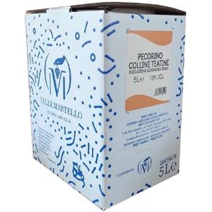 Valle Martello Vino Bianco Pecorino IGT Colline Teatine - Bag in Box 5 lt Fresco e Aromatico