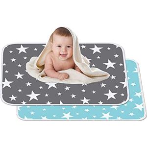 Funkeen Fasciatoio lavabile per neonati e bambini (XL - 80 x 110 cm) - traspirante, impermeabile, riutilizzabile