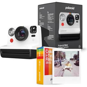 Polaroid Now Generation 2 Starter Set, Polaroid Now + 2 i-Type color films (Black & White)