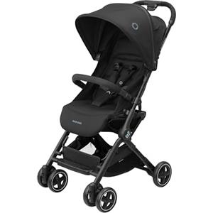 Maxi-Cosi Lara2 Passeggino Leggero per Bambini 0 - 4 anni, 0 - 22 kg, Passeggino da Viaggio Pieghevole Chiusura Compatta, Reclinabile 3 Posizioni, Tessuti Traspiranti, 2 Cestelli, Essential Black