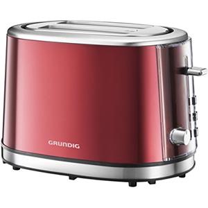 GRUNDIG Intermedia GmbH Ta 6330, 850 W, 5.3 Cubic_Centimeters, Acciaio Inossidabile, 2 Scomparti, Rosso