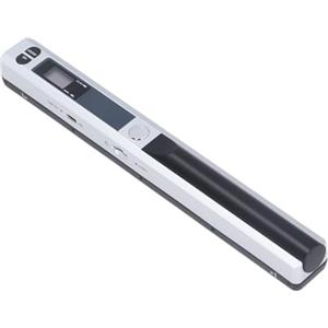 Denash Scanner Portatile, Scanner di Immagini Portatile da 900 DPI con Custodia, Scanner Fotografico con Bacchetta di Scansione per Documenti A4 Immagini Pagine Testi (SILVER)