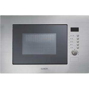 Candy MIC20GDFX Wave 600 Full Door Forno a Microonde da Incasso, 20 Litri, 800W, 8 Livelli di Potenza, 13 Programmi, Funzione Defrost, Avvio Rapido, Blocco di Sicurezza, Inox, 59.5 x 34.35 x 38.8 cm