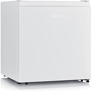 Severin Mini frigo capienza 45 litri, compressore, molto silenzioso, congelatore da 6 litri, classe E, portabottiglie da 2 litri, porta reversibile, KB 8884