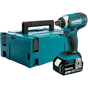Makita Avvitatore a impatto LXT 18 V + 1 BL1830B + Makpac - MAKITA DTD152
