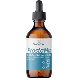 Vonderweid - ProstaMix | Mix Tinture Madri con Serenoa Repens + Pygeum Africanum + Ortica + Epilobio | Integratore Prostata Uomo | Estratto Totale ad Ultrasuoni | Analcolico, Vegan | 100 ml