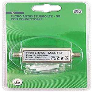 NVS Filtro antenna antidisturbo LTE 5G con connettori F