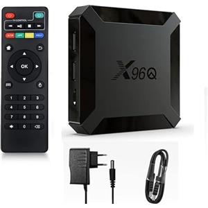 IFNI X96,Q 1 GB di RAM e 8 GB di ROM Box Android TV Box Media Player Alta qualità (Android 11.0) con telecomando e cavo HDMI, lettore multimediale Box TV 4K