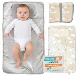 TENDS Fasciatoio Portatile Neonato - Fasciatoio Pieghevole e Impermeabile per Viaggio como Neonato Accessori Utili - Regalo Nascita Perfetto per Bimbo e Bimba - Fasciatoio neonato portatile