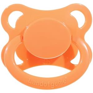 Landofgenie Succhietto per Adulti Grandi Dimensioni Ciuccio Arancione