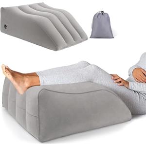 LeFeirr Cuscino per Gambe Gonfiabile, Cuscino per Alzagambe, Poggiagambe per il letto, Miglioramento Della Circolazione Sanguigna, Riduce il Gonfiore