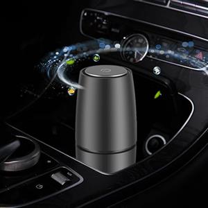 Hqynss Purificatore d'aria per auto, filtro HEPA portatile, alimentato tramite USB, silenzioso, rimozione di odori e fumo, polvere per auto, casa e ufficio