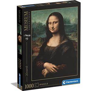 Clementoni- Leonardo-Gioconda Louvre Museum Collection Puzzle, No Color, 1000 Pezzi, 31413