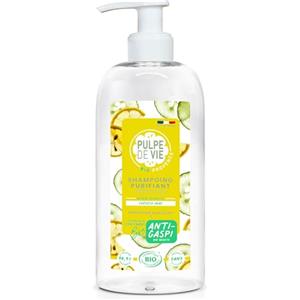 Pulpe de Vie - Shampoo purificante biologico sorbetto gelato XL 400ml - Anti-gaspi! Limone - Ingredienti naturali e rispettosi - Purifica e disinfetta i capelli grassi