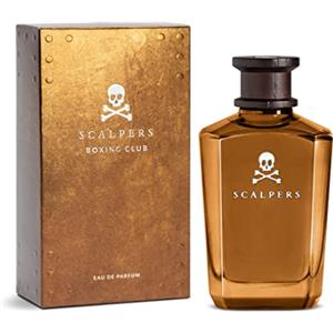 Scalpers The Boxing Club, Eau de Parfum da Uomo, Profumo Uomo con Fragranza di Felce Aromatica e Note di Iris, Foglie di Violetta e Rabarbaro, Ottimo come Regalo Uomo, Profumo da Uomo 125ml con Spray