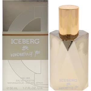 ICEBERG Be Wonderfully You - Eau de Toilette 50 ml, Profumo da Donna Floreale e Fruttato dalle Note Calde e Sensuali, Elegante Flacone Multisfaccettato, Per Celebrare l'Unicità di Ogni Donna